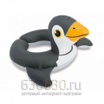 Надувной круг разъемный Пингвин, 64х64 см, от 3 до 6 лет