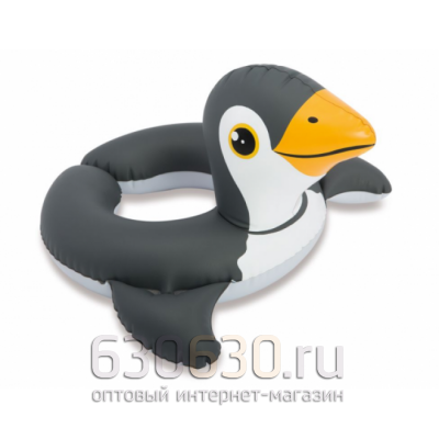 Надувной круг разъемный Пингвин, 64х64 см, от 3 до 6 лет