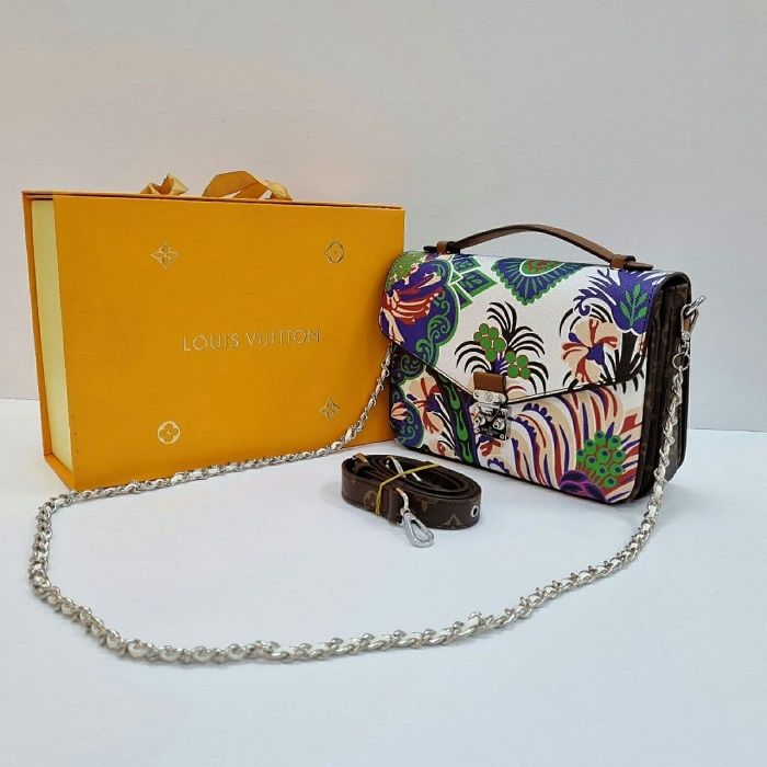 Сумка "Lo*is Vu*tton" Канва+ Кожа (25/18/8см)