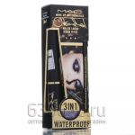 Тушь для ресниц+карандаш+подводка "3in1 new 2017 Eyebrow Pencol Eyeliner Mascara" (золотой)