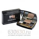 Палитра теней  + пудра  для век и лица   Chanel "Travel Makeup Palette" 12+6+15 g